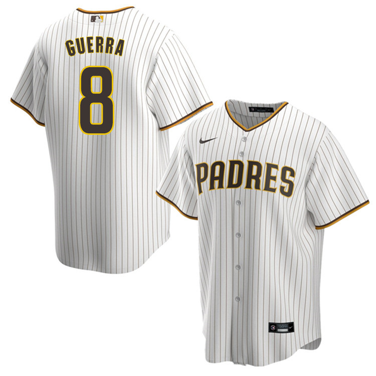 Nike Men #8 Javy Guerra San Diego Padres Baseball Jersey Sale-White